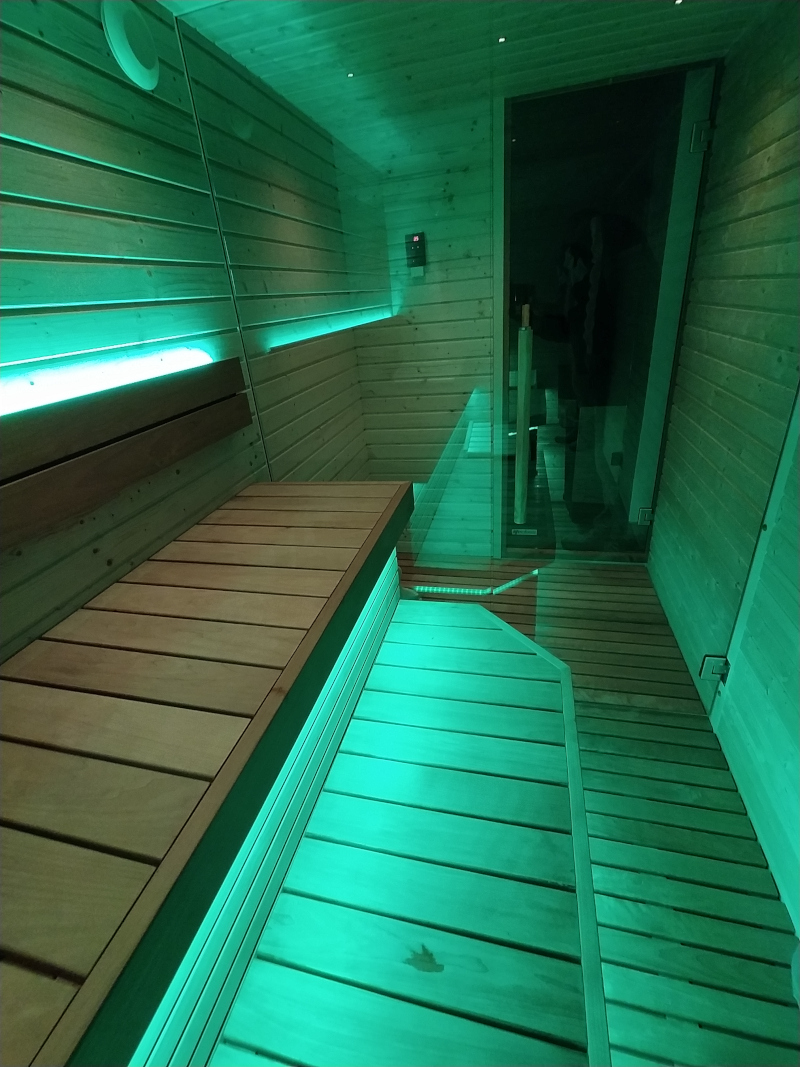 sauna vista spogliatoio sauna vista spogliatoio