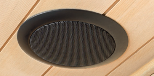 casse audio sauna ad infrarossi tylo