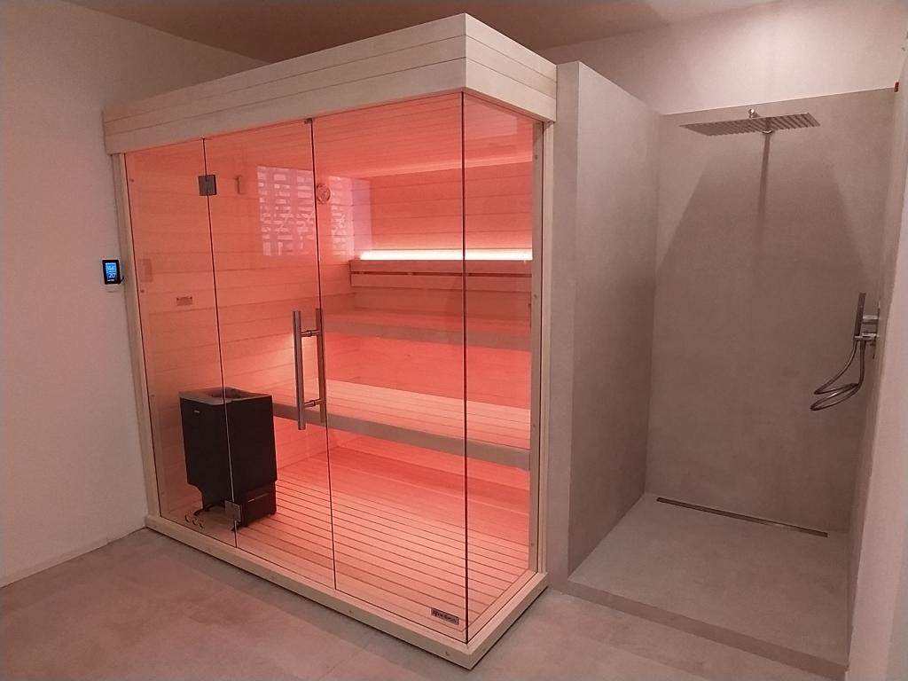 sauna con doccia combinata 180x220 cm sauna con doccia combinata 180x220 cm