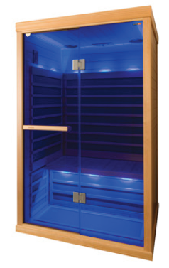 sauna ad infrarossi tylo cromoterapia blu Cromoterapia sauna