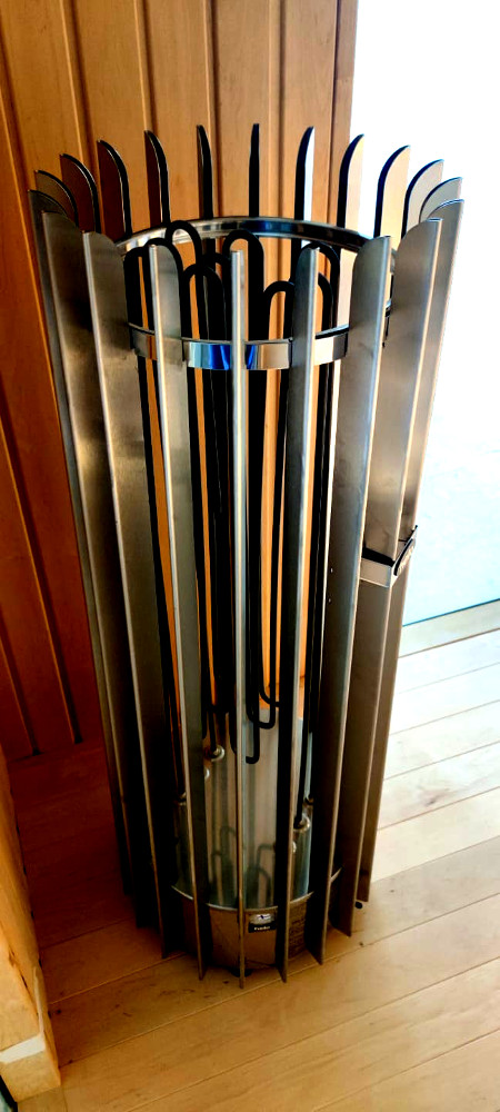 sauna Helo esterno marmo su misura 11 stufa sauna a torre