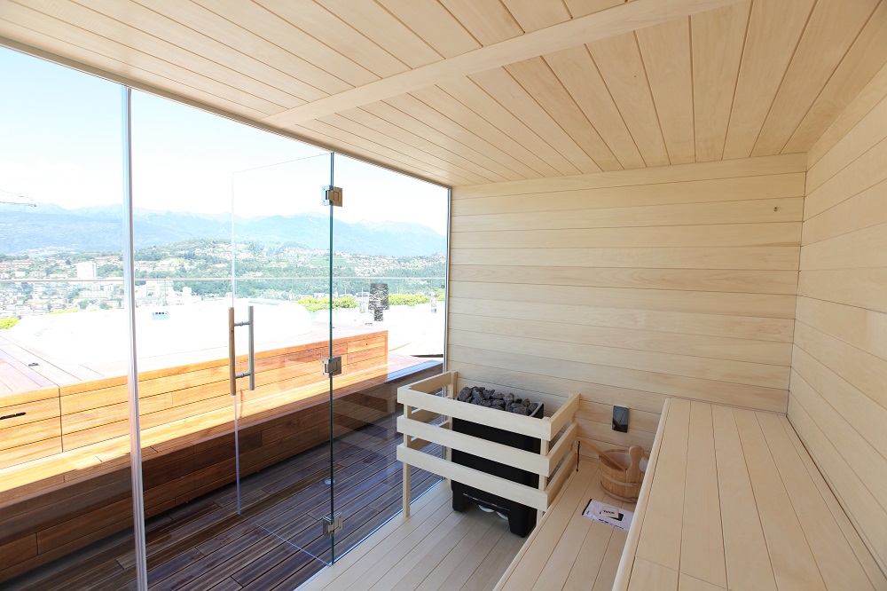 sauna con vasca idromassaggio da esterno sauna a botte con stufa a legna